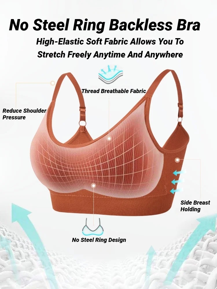 Sleep Bra Bralette - Seamless Brassiere Bras For Women Full