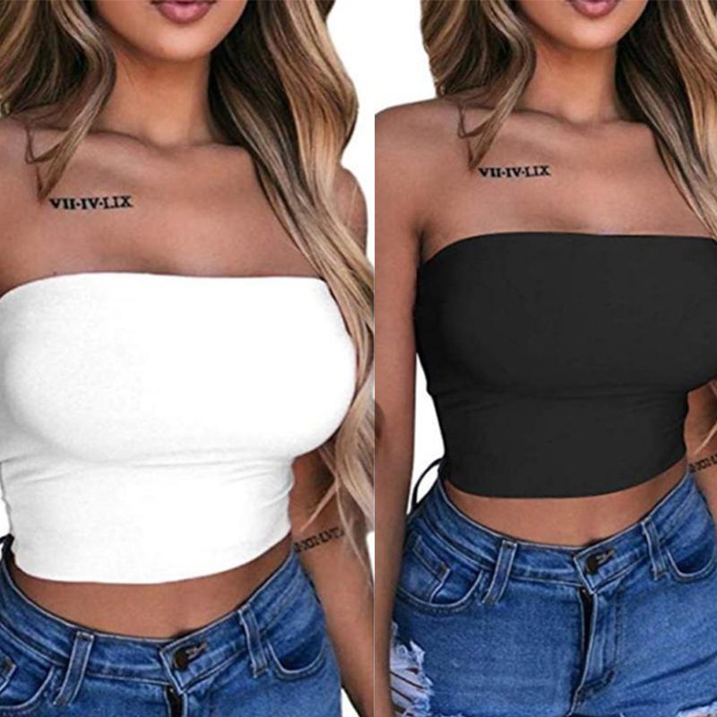 Womens Sexy Strapless Off Shou - T Shirt Bra Seamless recension och pris