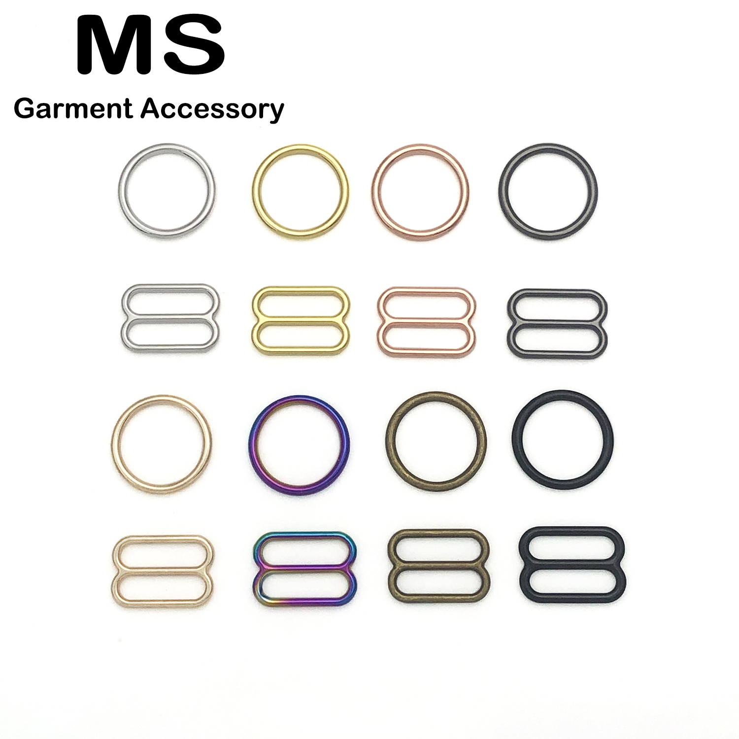 10Sets Bra Rings And Sliders S - Nursing Bra Clip recension och pris