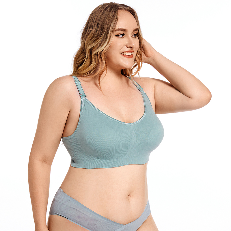 Plus Size Wireless Maternity B - Nursing Bra Clip recension och pris