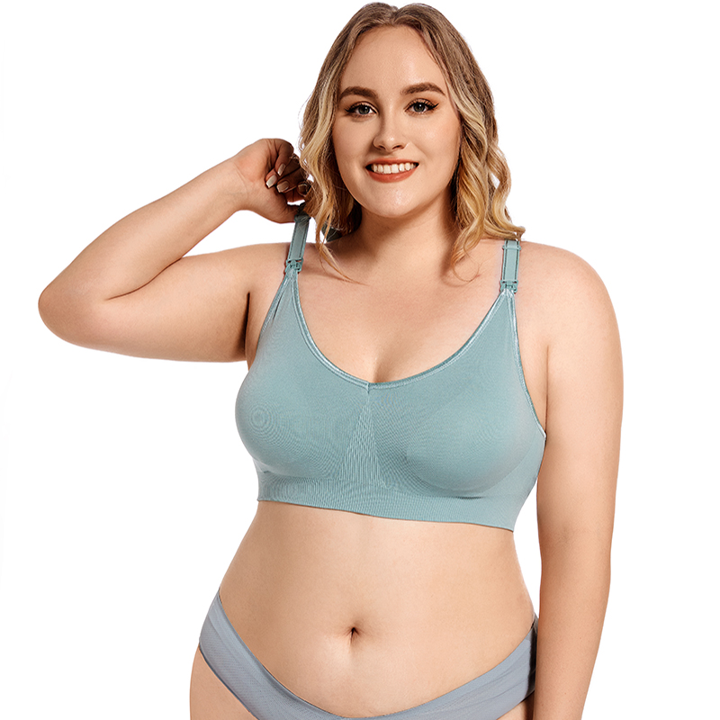Plus Size Wireless Maternity B - Nursing Bra Clip recension och pris