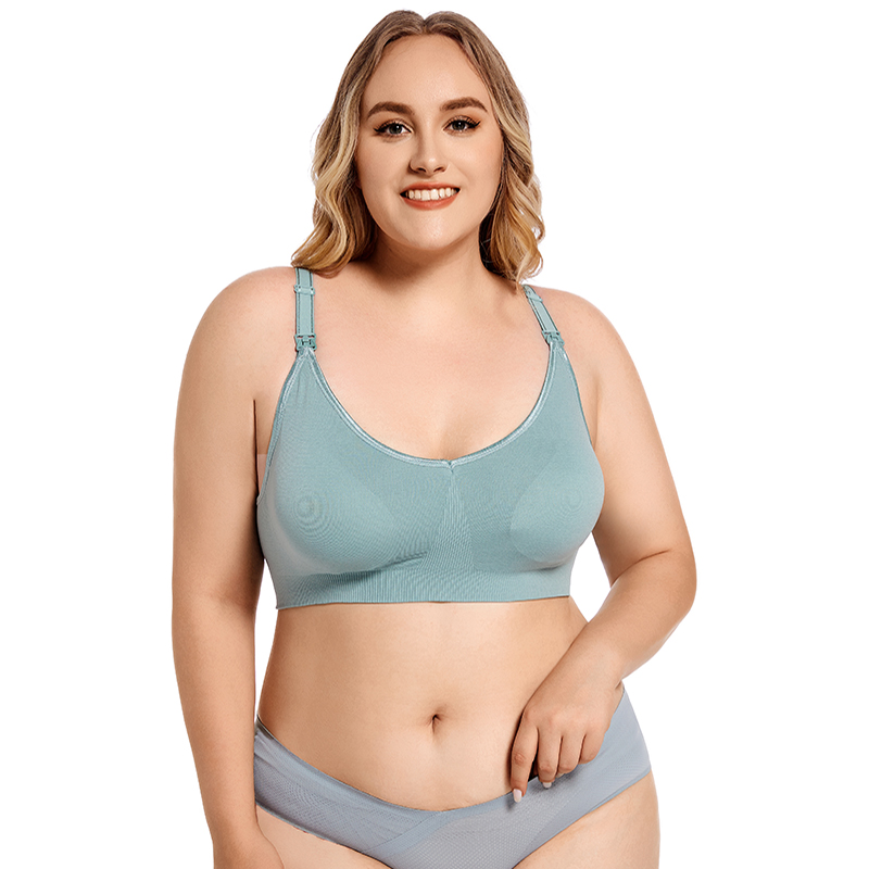 Plus Size Wireless Maternity B - Nursing Bra Clip recension och pris