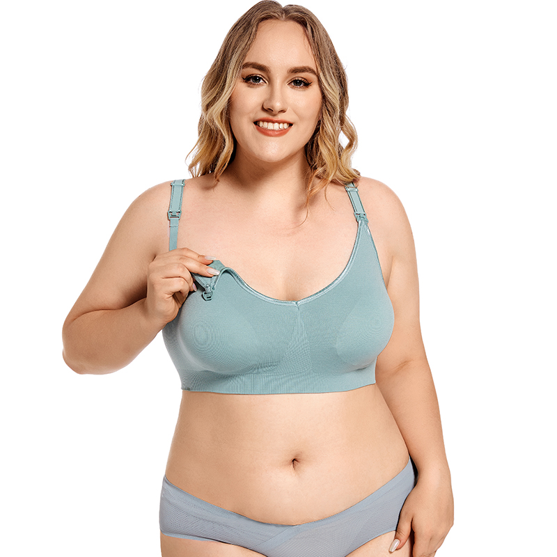 Plus Size Wireless Maternity B - Nursing Bra Clip recension och pris