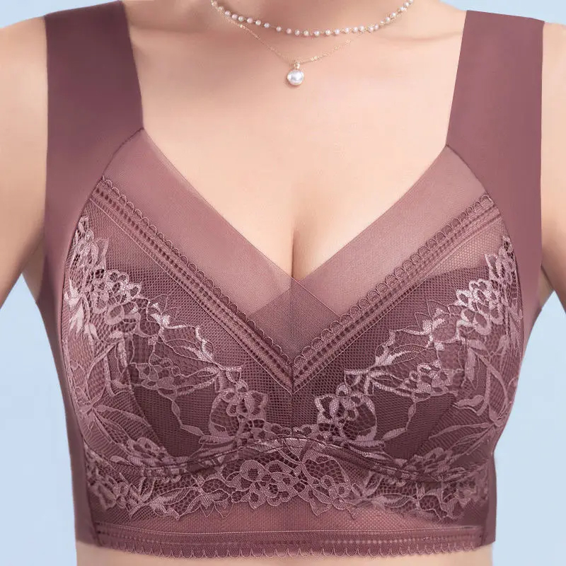 L-6L Women Large Bra Push Up I - Cotton Bra Everyday recension och pris