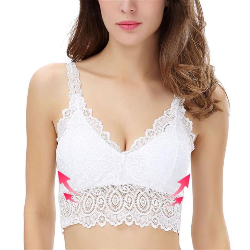 Summer Women Lace Cotton Tank  - T Shirt Bra Seamless recension och pris