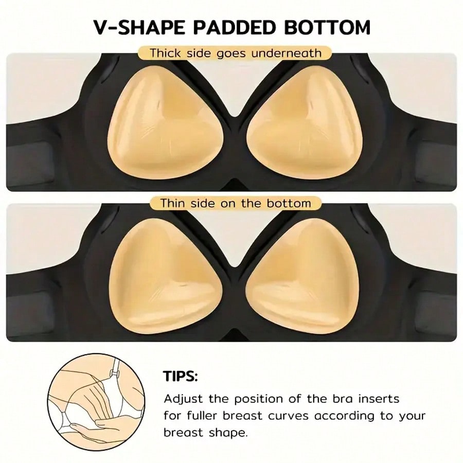 Double‑Sided Sticky Push‑Up Br - Backless Bra Sticky recension och pris