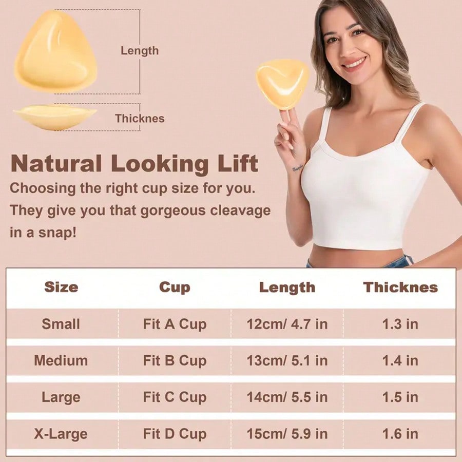 Double‑Sided Sticky Push‑Up Br - Backless Bra Sticky recension och pris